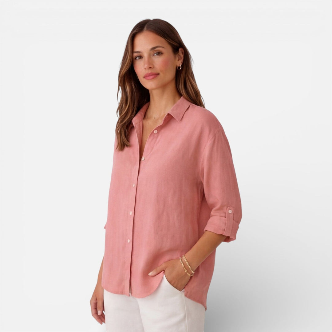 Tamsin | Women Clothing Linen Button-Down Shirt