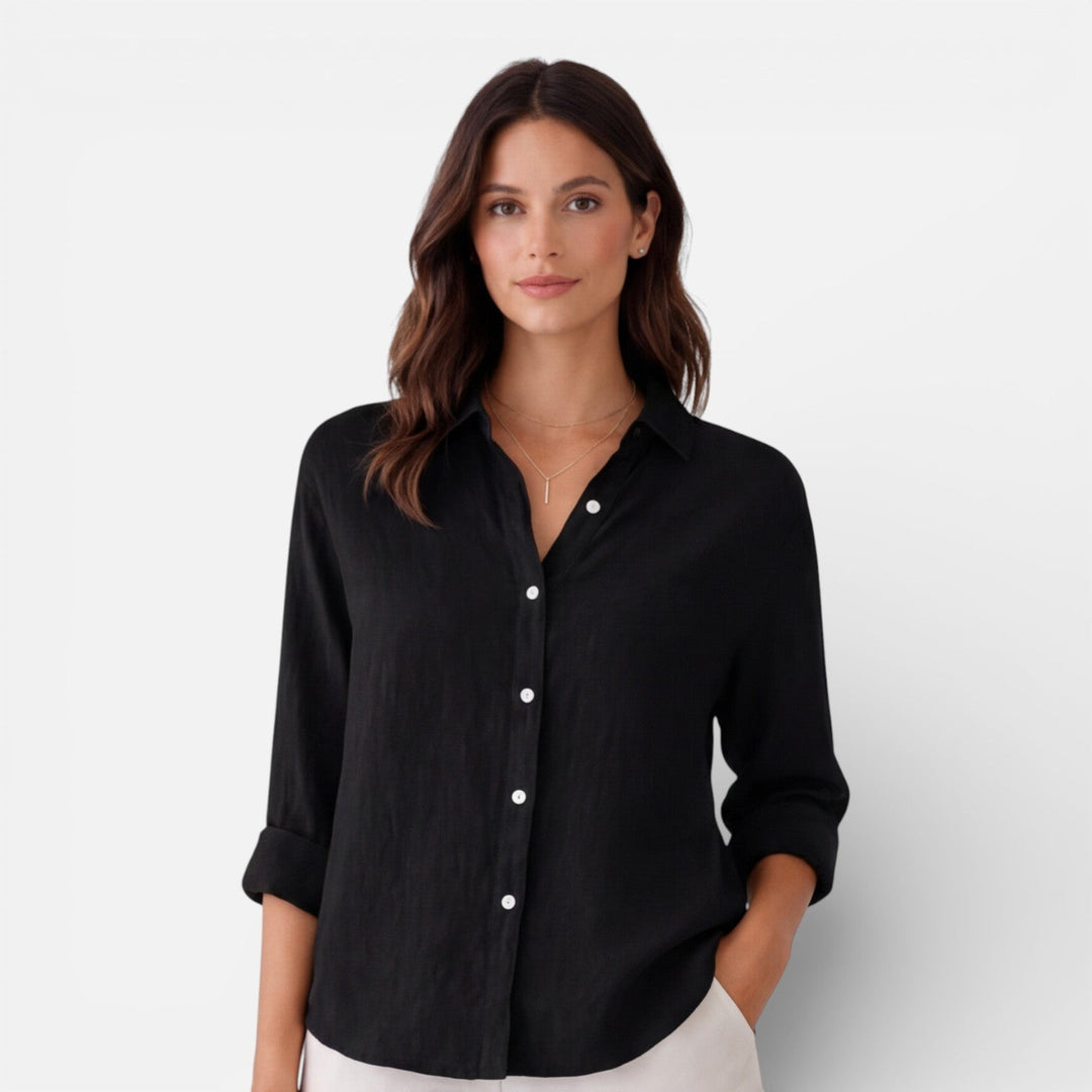 Tamsin | Women Clothing Linen Button-Down Shirt