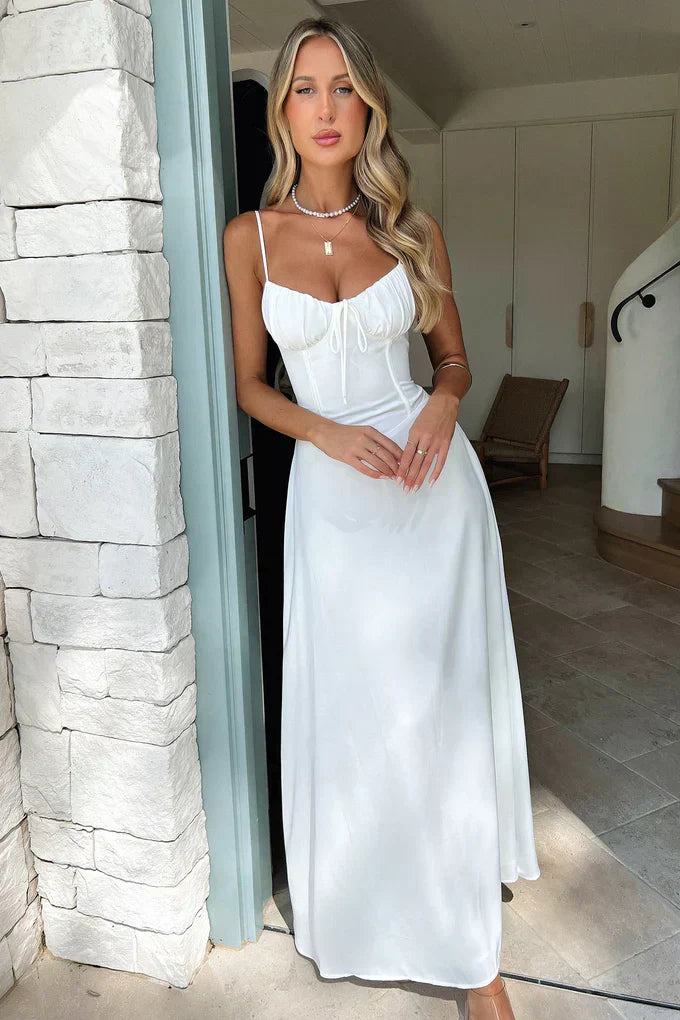 Harriet | Wedding Guest Corset Maxi Dress