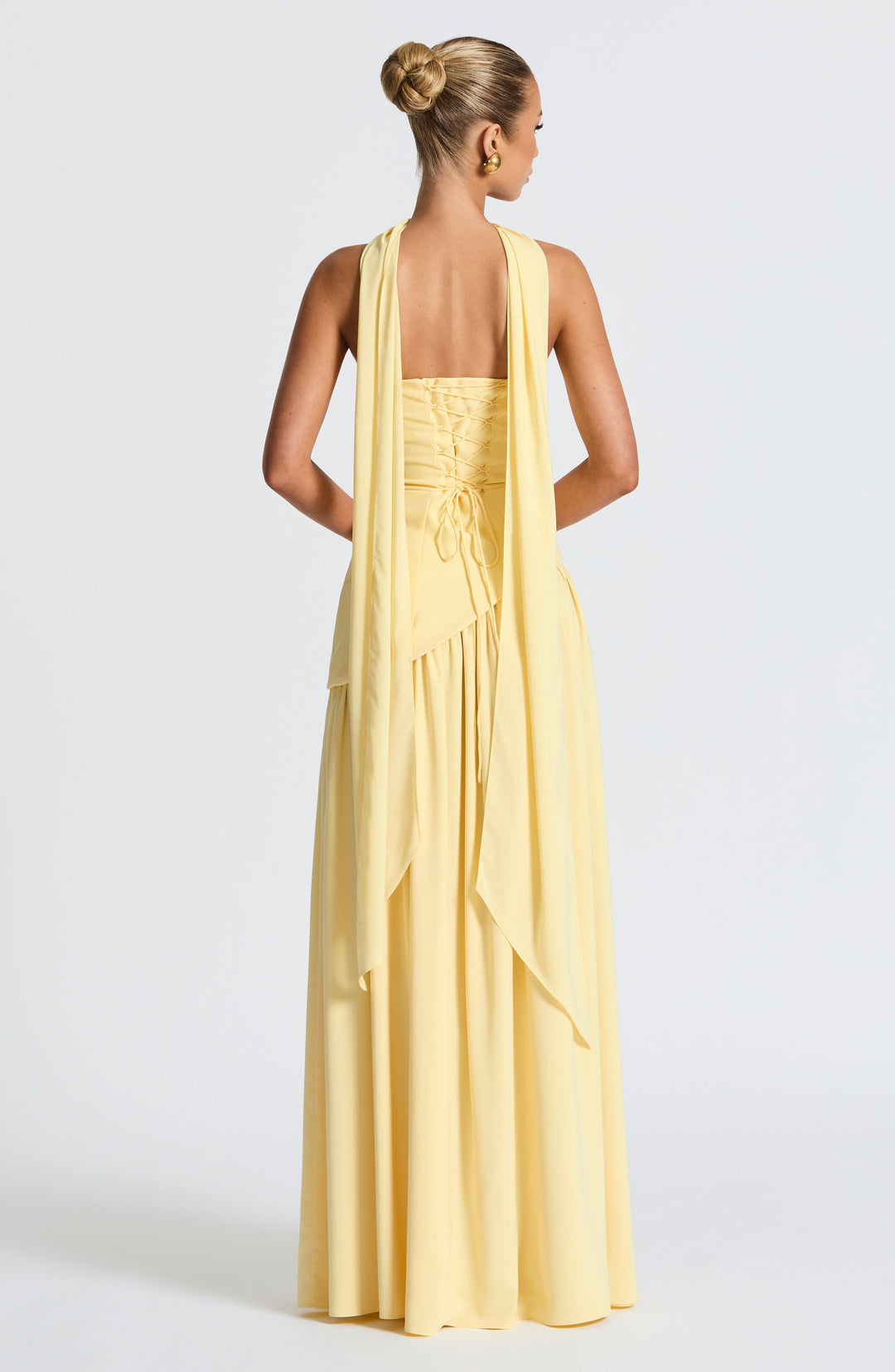 Pippa | Wedding Guest Pleated Maxi Dress with Choker