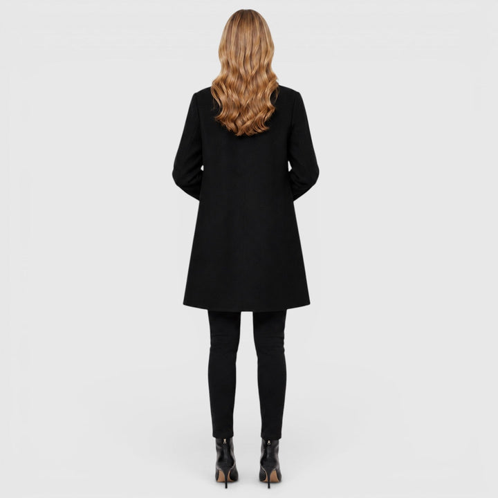 Felicity | Womens Coat Button-Front Wool Jacket