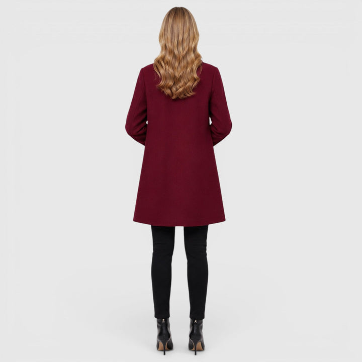 Felicity | Womens Coat Button-Front Wool Jacket