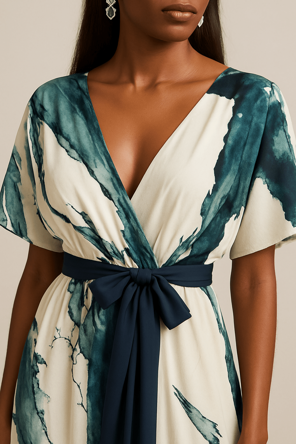 Bronte | Wedding Guest Floral Maxi Wrap Dress