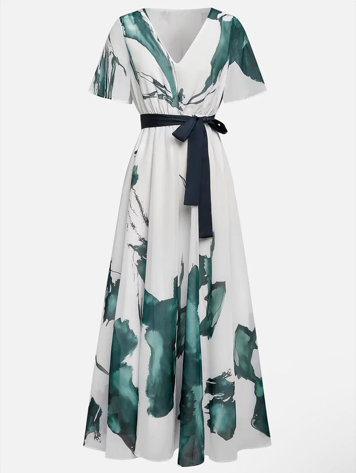 Bronte | Wedding Guest Floral Maxi Wrap Dress