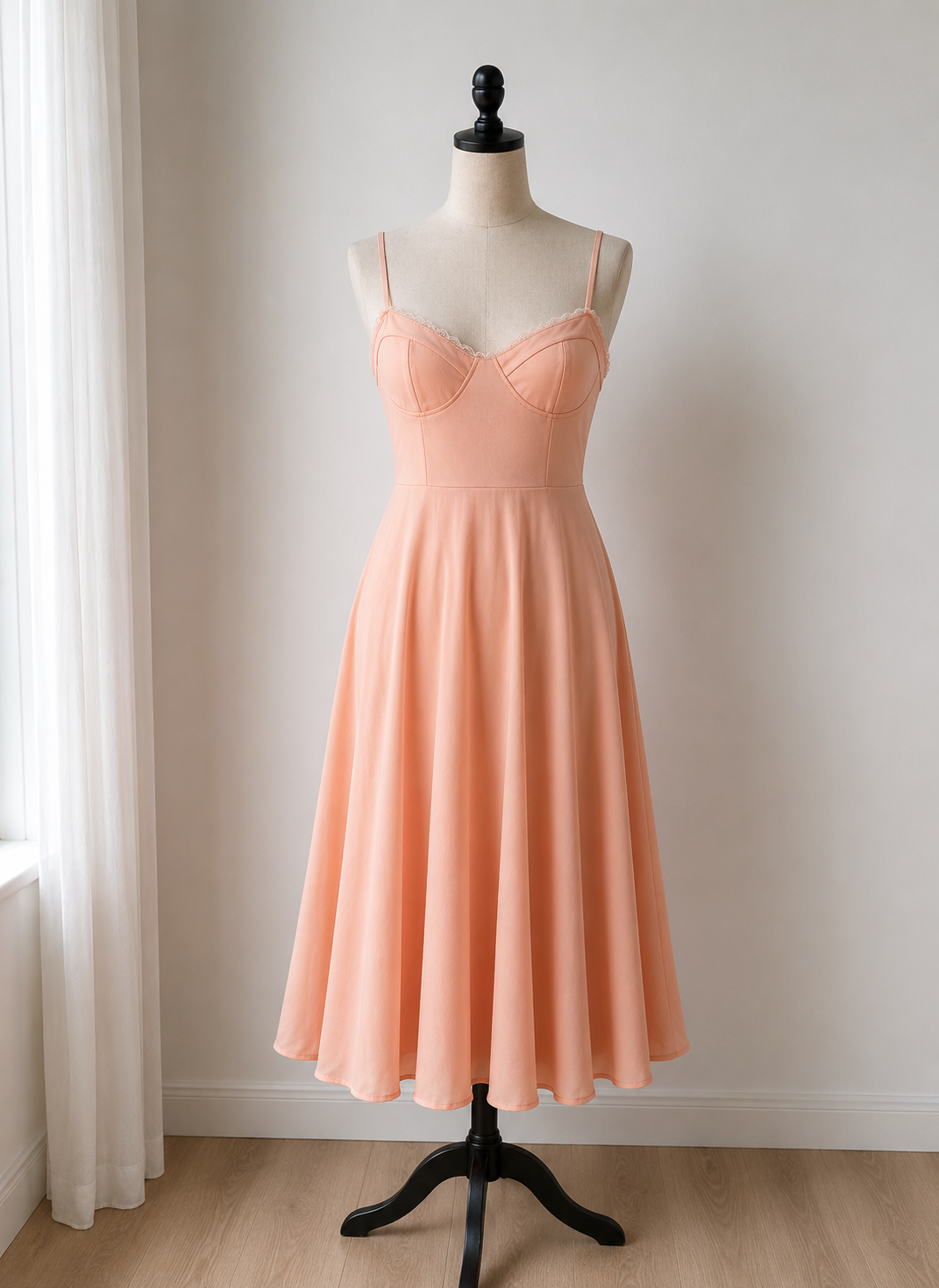 Elsie | Wedding Guest Bustier Midi Dress Women