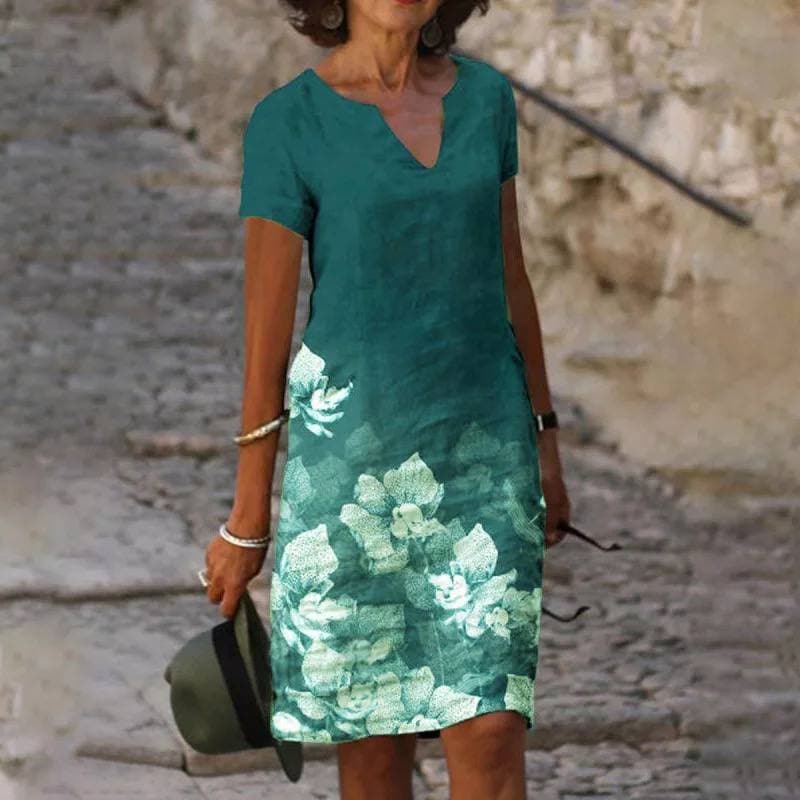 Georgia | Print Summer Dress for Women