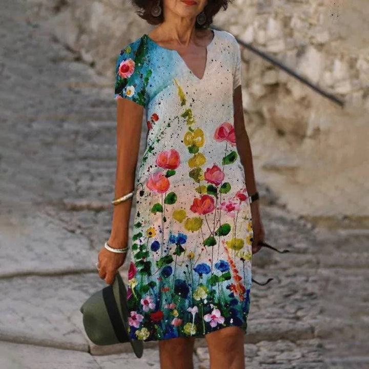 Georgia | Print Summer Dress for Women