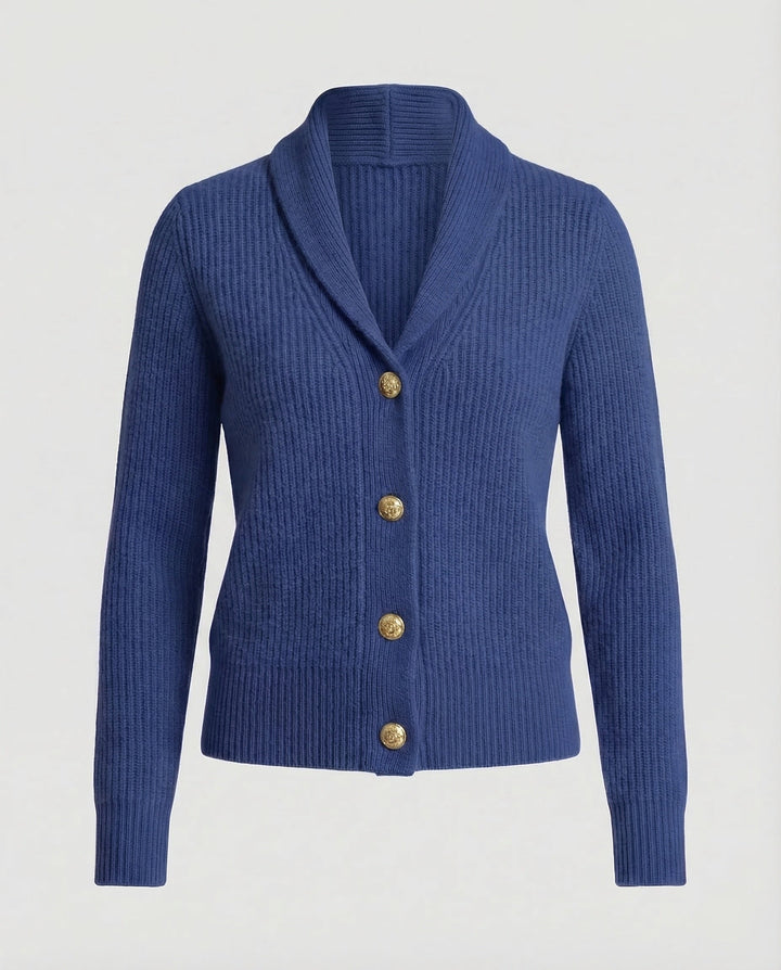 Isla | Ribbed Shawl Collar Women Clothing Cardigan