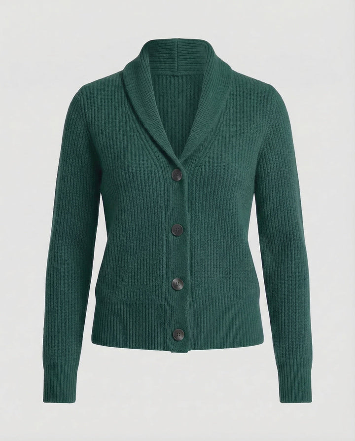 Isla | Ribbed Shawl Collar Women Clothing Cardigan