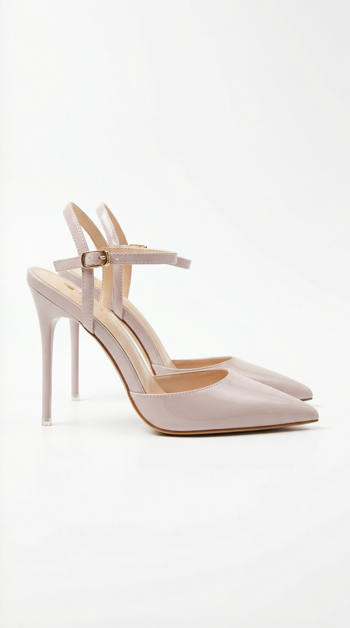 Alice | Metallic Pointed Toe Stiletto Sandals Women