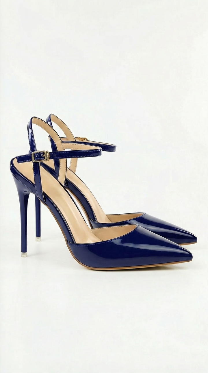 Alice | Metallic Pointed Toe Stiletto Sandals Women