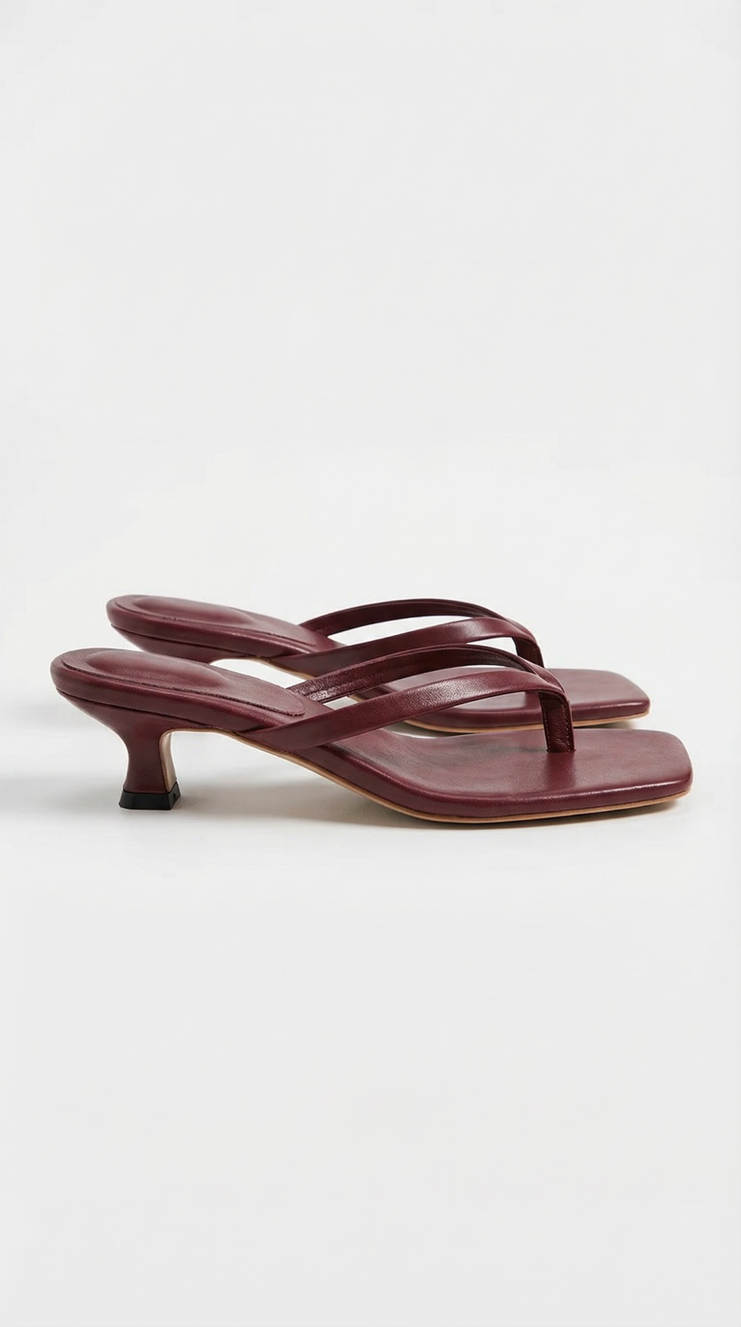 Sophia | Strappy Kitten Heel Mule Sandals