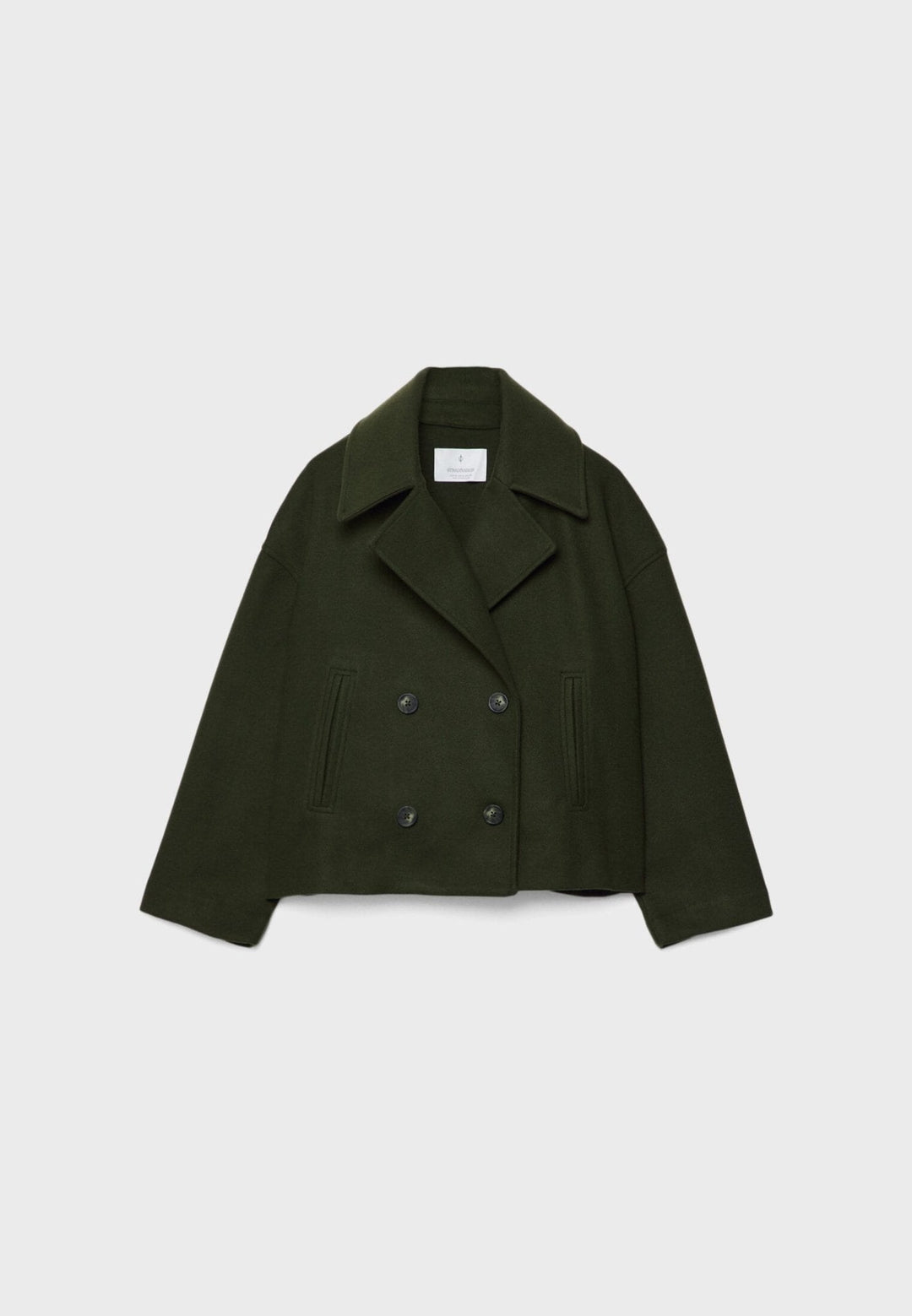 Harriet | Double-Breasted Cropped Womens Coat Jacket