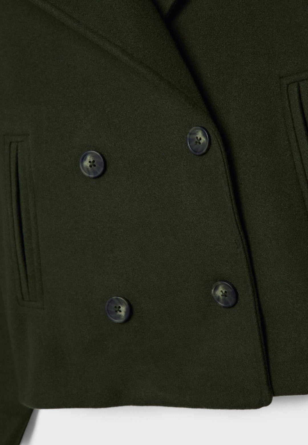 Harriet | Double-Breasted Cropped Womens Coat Jacket