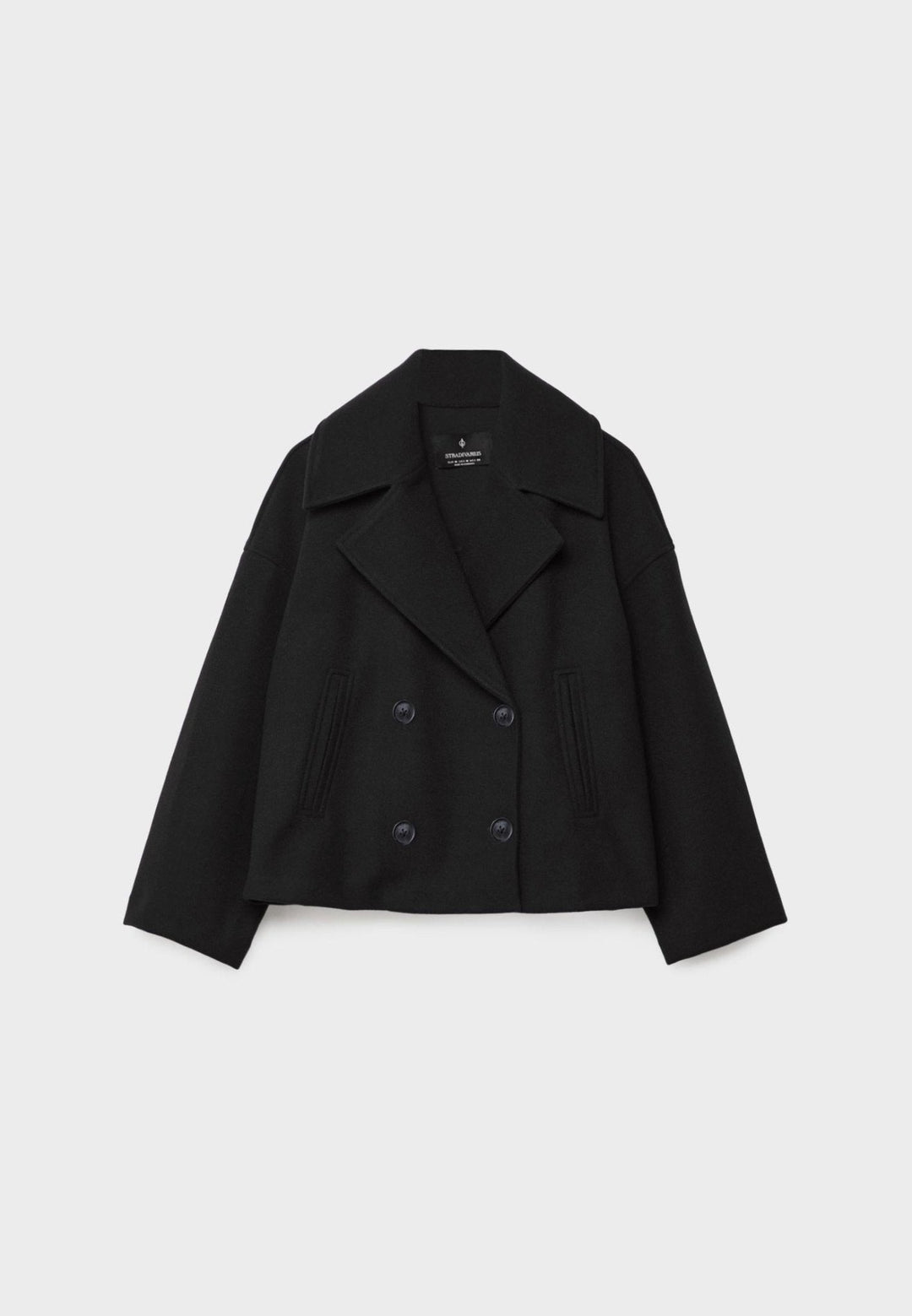 Harriet | Double-Breasted Cropped Womens Coat Jacket