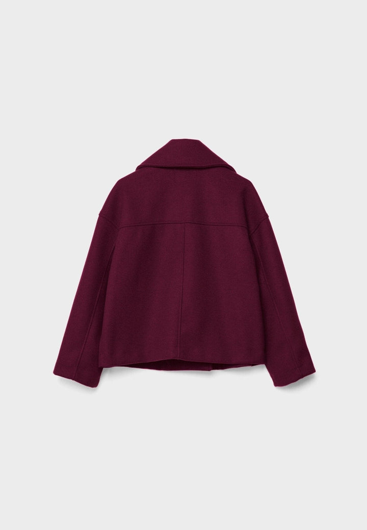 Harriet | Double-Breasted Cropped Womens Coat Jacket
