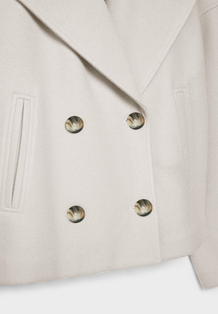 Harriet | Double-Breasted Cropped Womens Coat Jacket