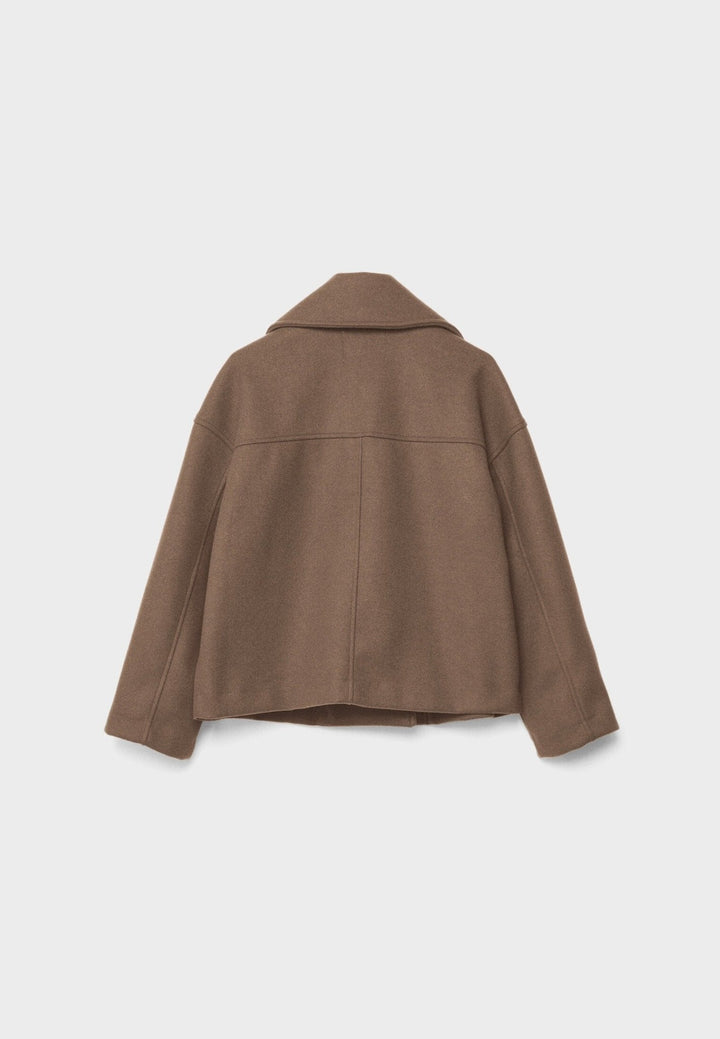 Harriet | Double-Breasted Cropped Womens Coat Jacket