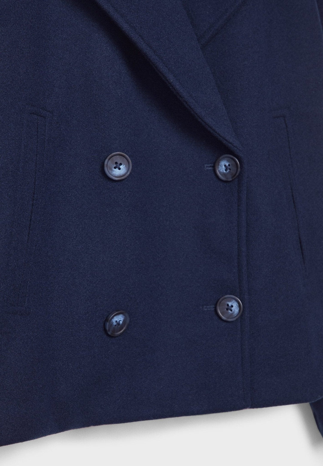 Harriet | Double-Breasted Cropped Womens Coat Jacket