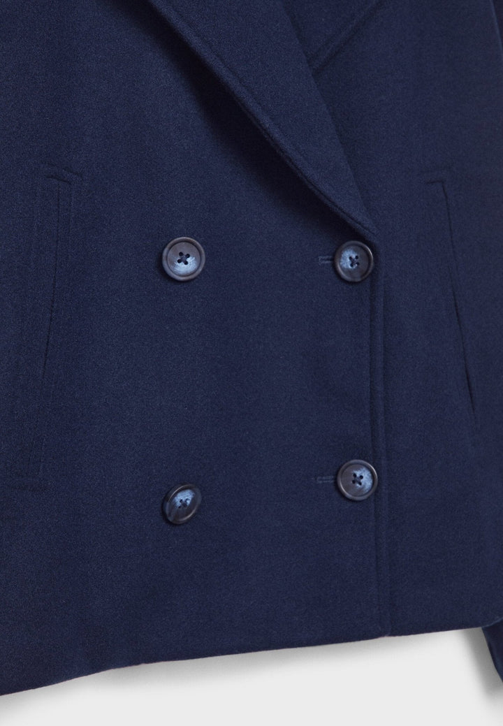 Harriet | Double-Breasted Cropped Womens Coat Jacket
