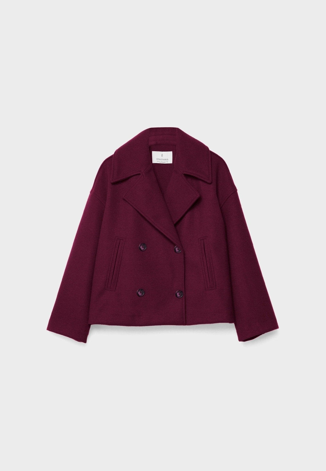 Harriet | Double-Breasted Cropped Womens Coat Jacket