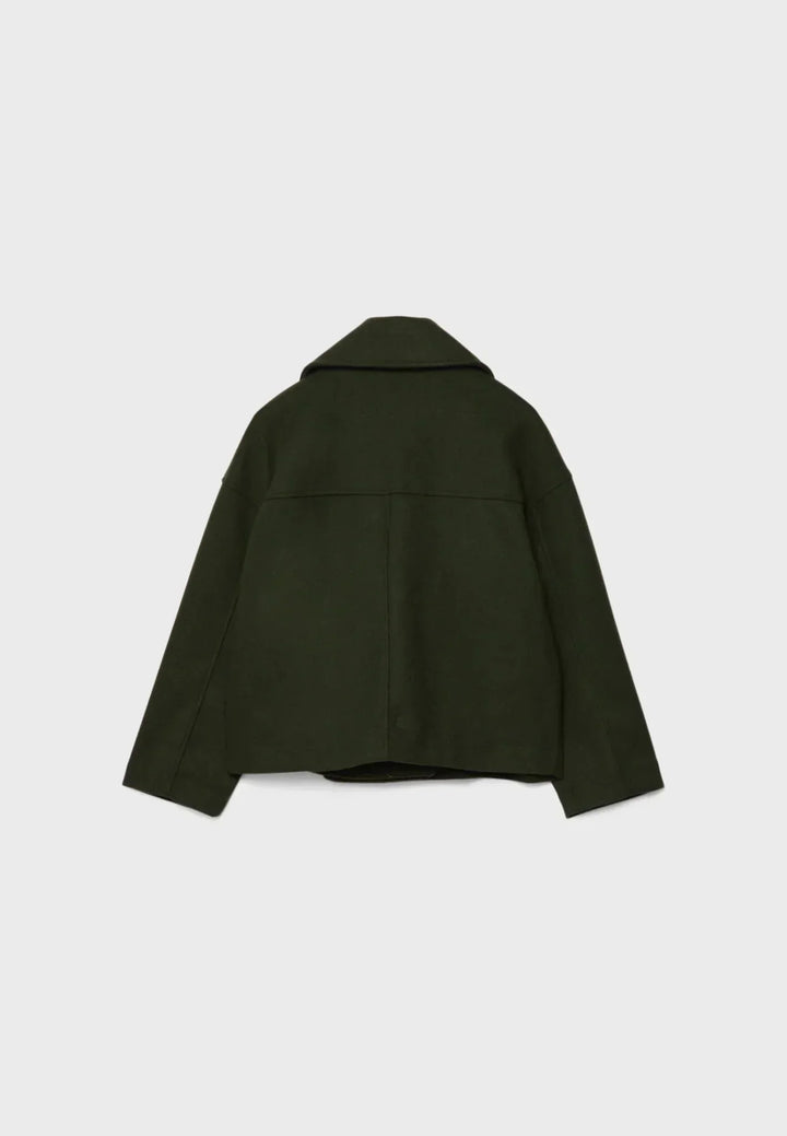 Harriet | Double-Breasted Cropped Womens Coat Jacket