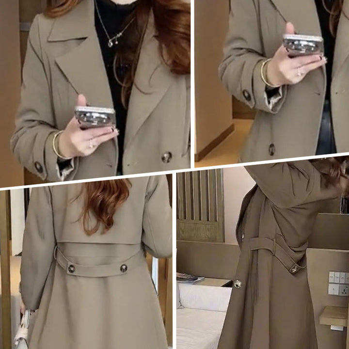 Sophia | Double-Breasted Longline Womens Coat