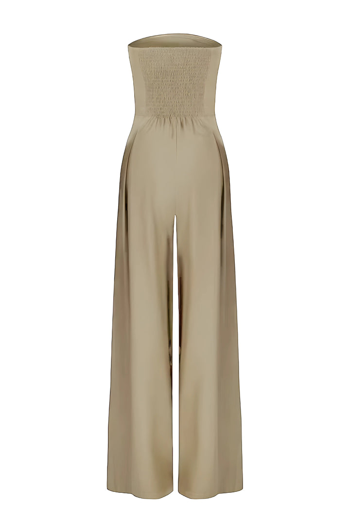 Tamsin | Strapless Wide-Leg Wedding Guest Jumpsuit