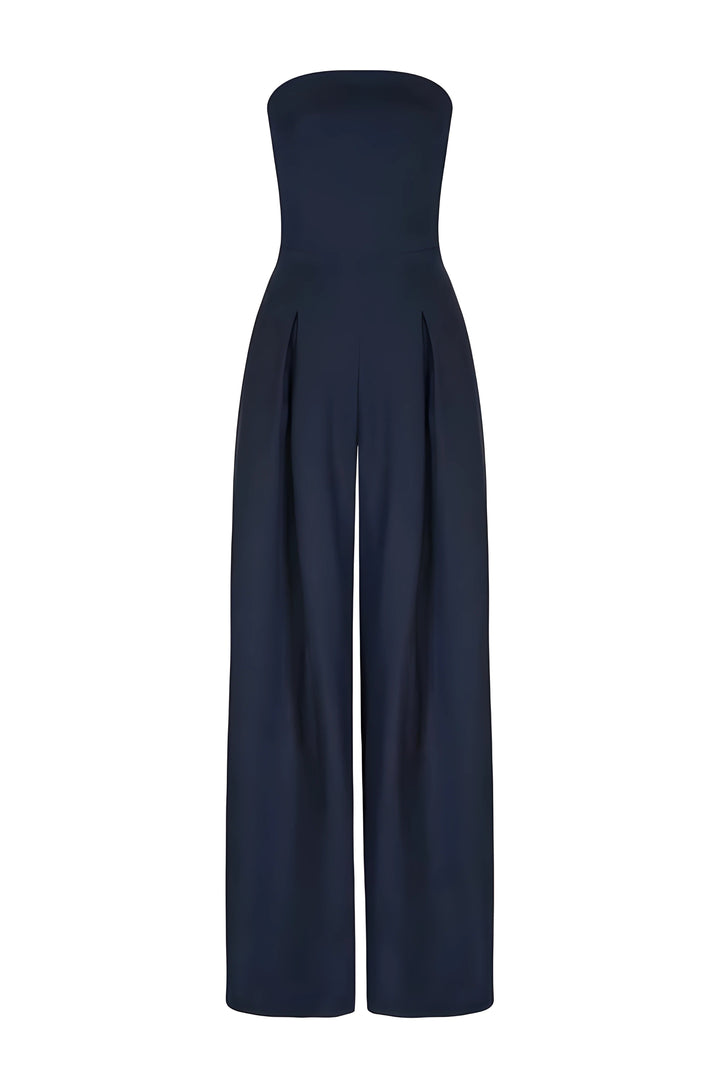 Tamsin | Strapless Wide-Leg Wedding Guest Jumpsuit