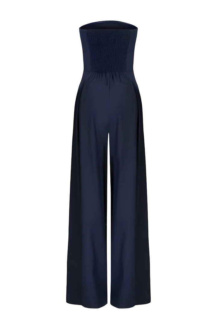 Tamsin | Strapless Wide-Leg Wedding Guest Jumpsuit