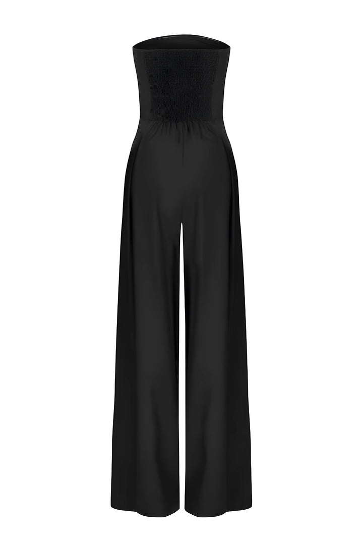 Tamsin | Strapless Wide-Leg Wedding Guest Jumpsuit