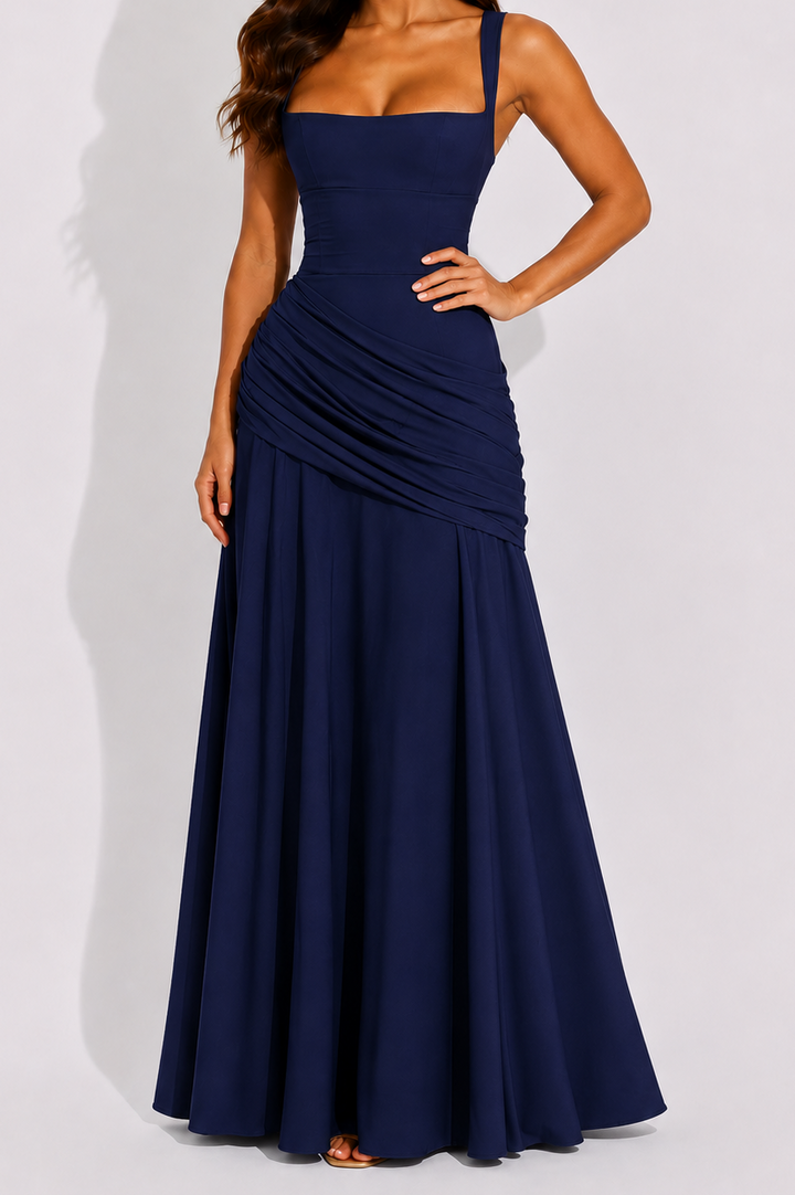 Felicity | Wedding Guest Ruched Maxi Dress