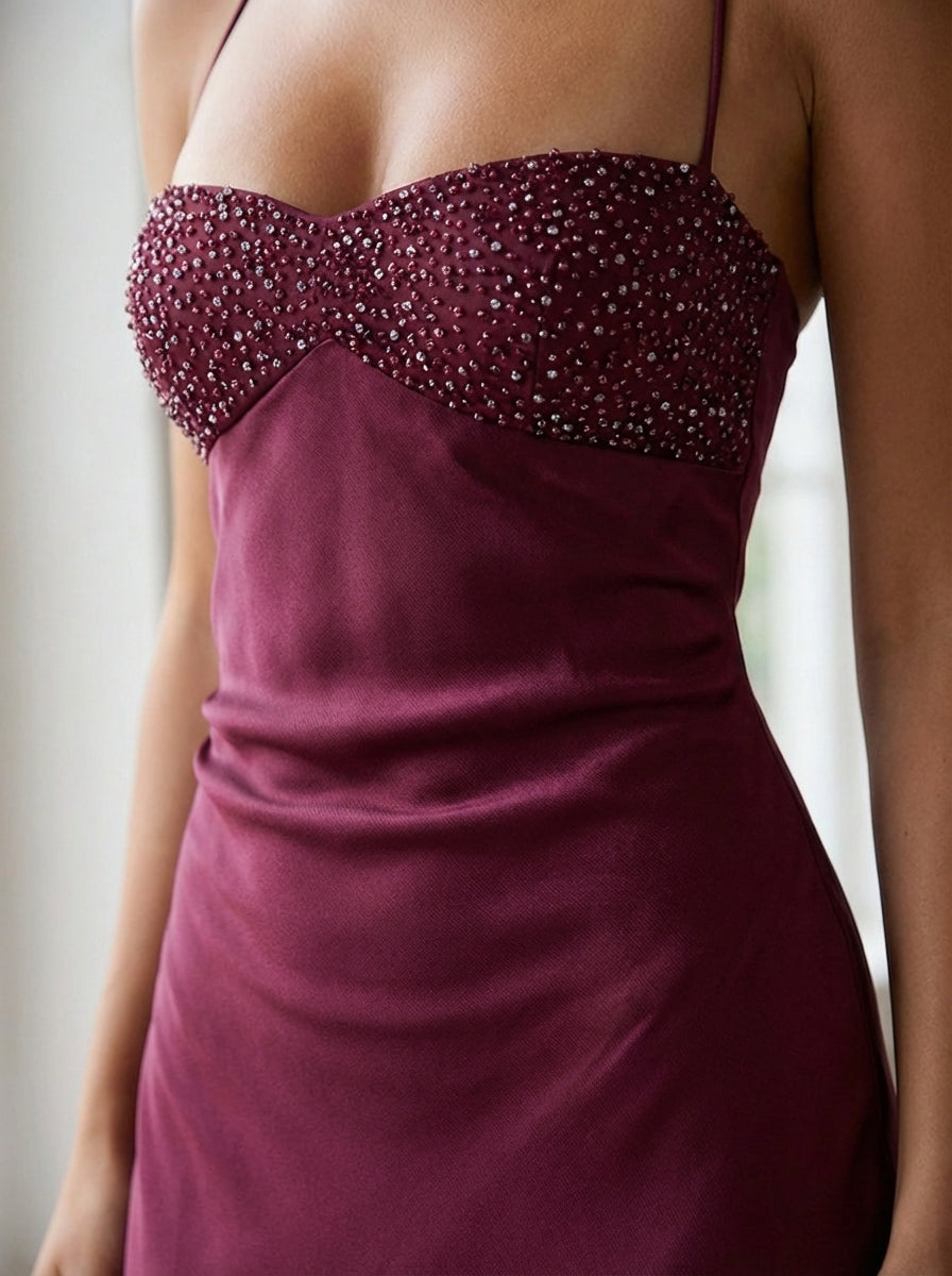 Willow | Pearl Embellished Wedding Guest Maxi Dress