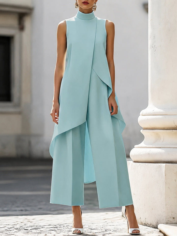 Alice | Women Clothing Sleeveless Ruffle Two-Piece Set