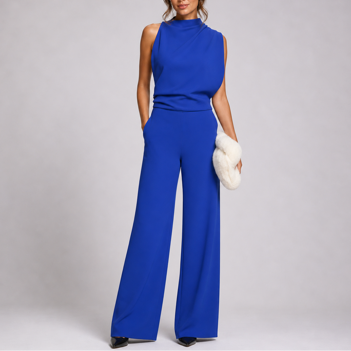 Rosie | Sleeveless Wide-Leg Wedding Guest Jumpsuit