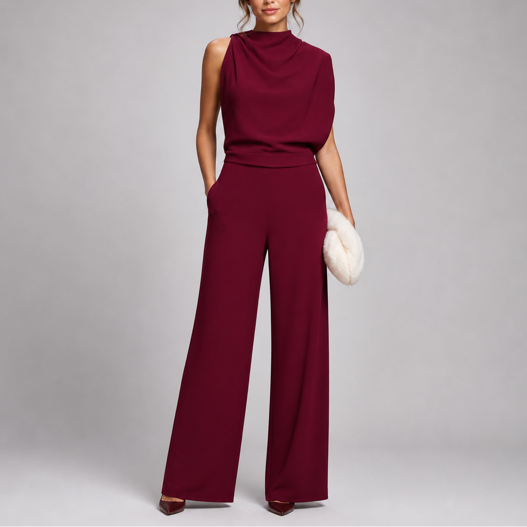 Rosie | Sleeveless Wide-Leg Wedding Guest Jumpsuit