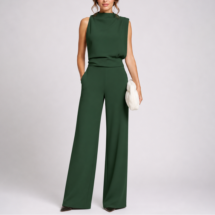 Rosie | Sleeveless Wide-Leg Wedding Guest Jumpsuit