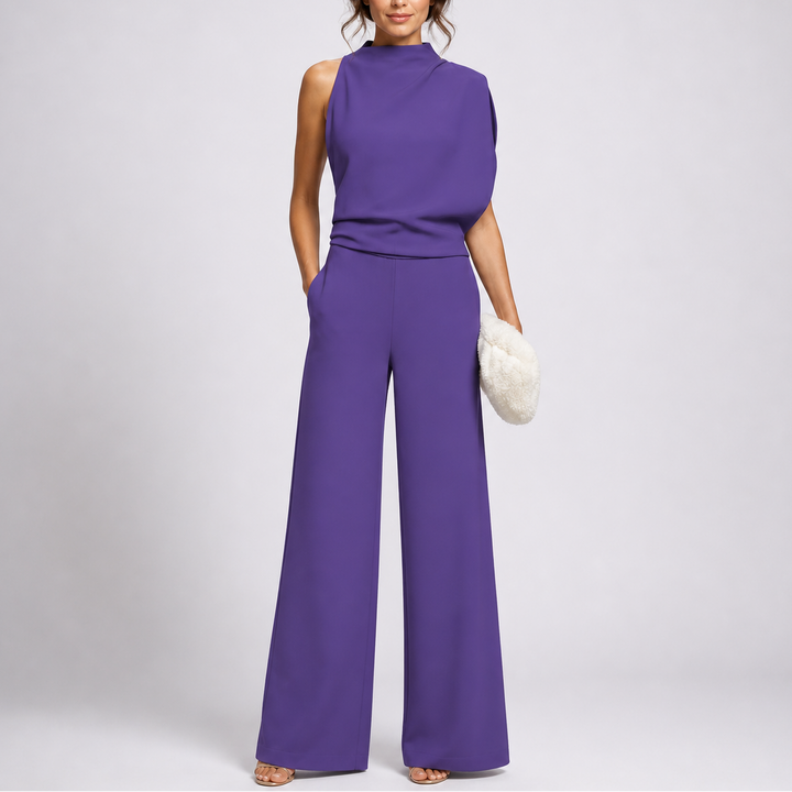 Rosie | Sleeveless Wide-Leg Wedding Guest Jumpsuit