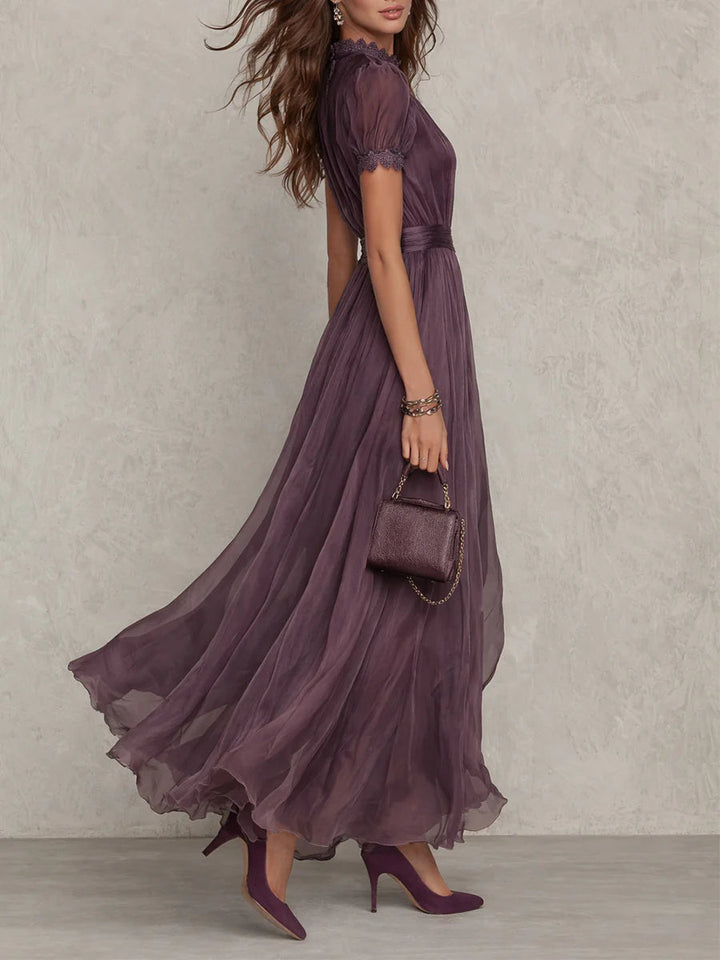 Pippa | Wedding Guest Chiffon Maxi Dress