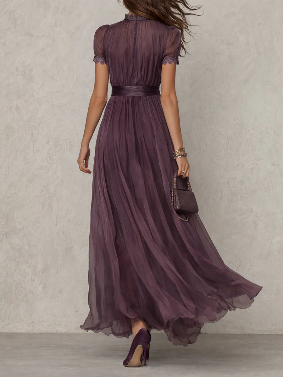 Pippa | Wedding Guest Chiffon Maxi Dress