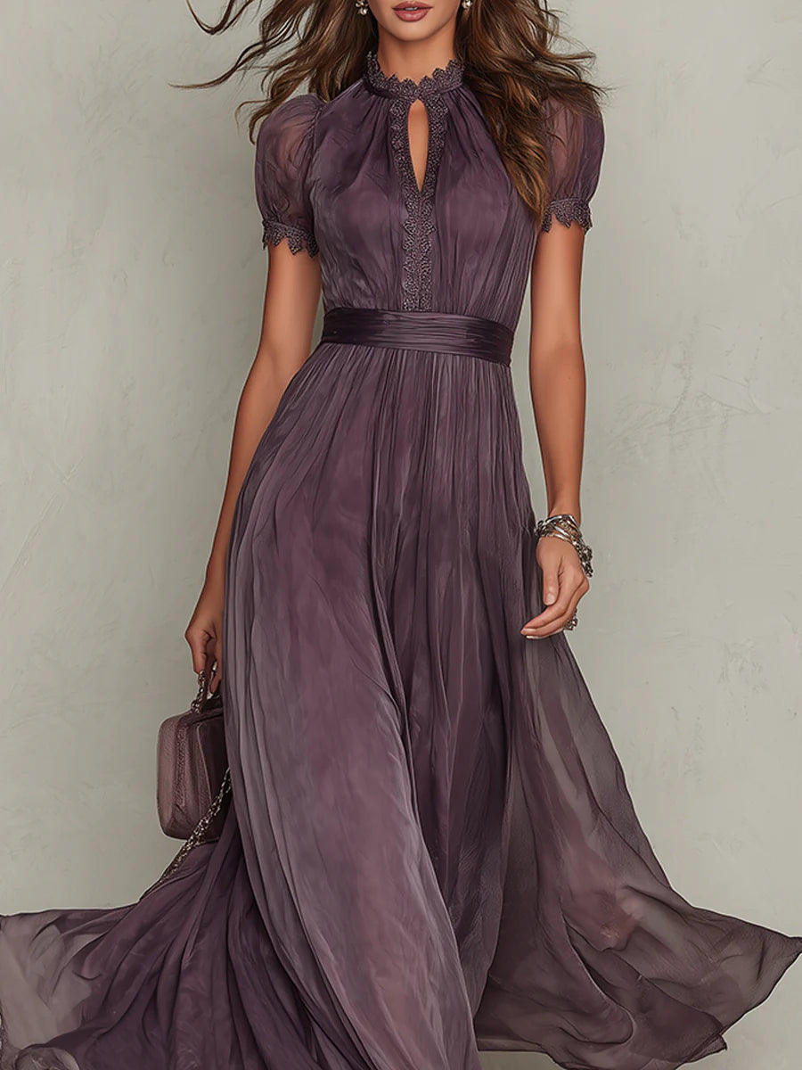 Pippa | Wedding Guest Chiffon Maxi Dress