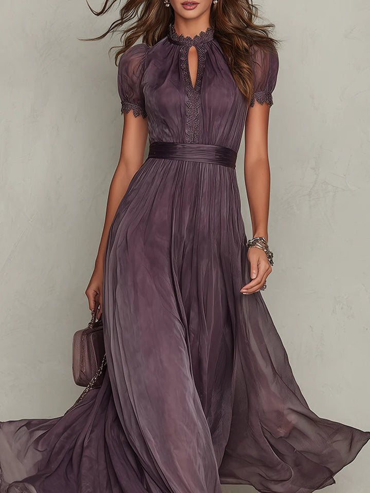 Pippa | Wedding Guest Chiffon Maxi Dress